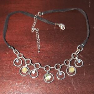 Elegant Silver and Gold Women's Necklace